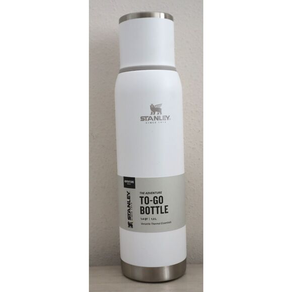 Stanley 1.4 QT / 44 OZ Unisex Frost White The Adventure To-Go Thermal Bottle - Picture 1 of 10